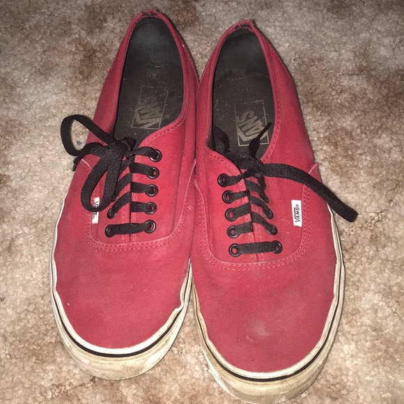 cheap red vans
